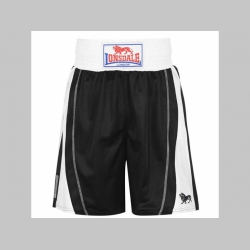 Lonsdale široké zápasové boxerské trenýrky - kraťasy materiál 100%polyester, farba: čierna - posledné kusy!!!